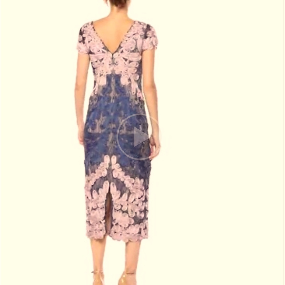 JS Collections embroidered midi dress , size 10 .Pristine condition, never worn